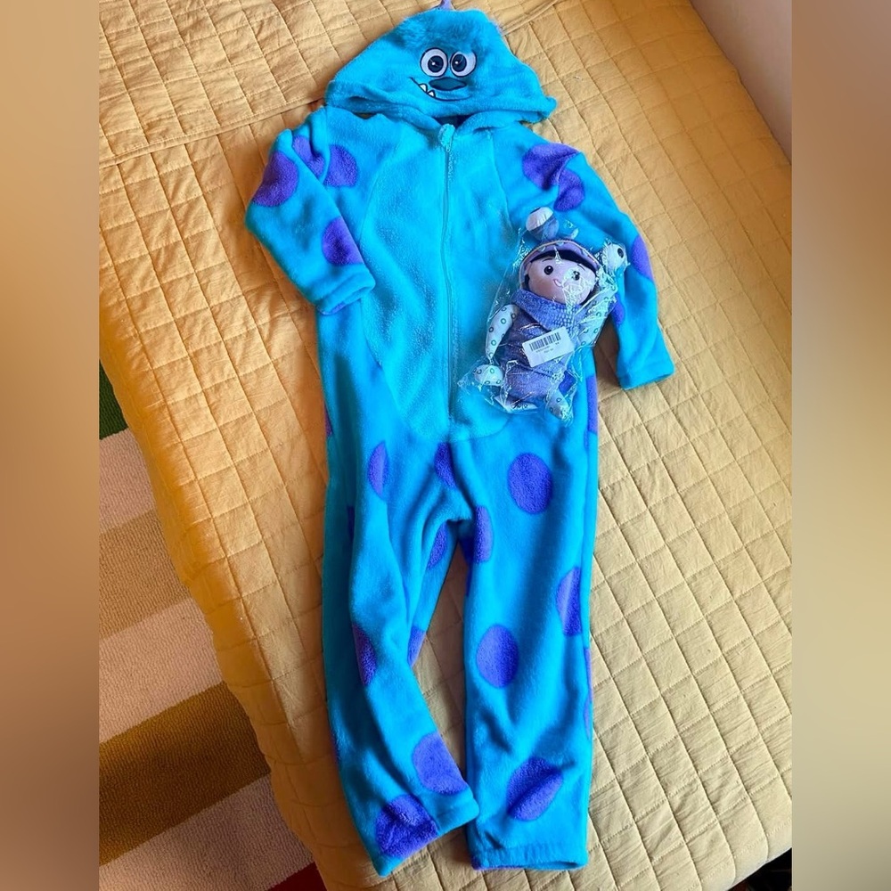 H&M Disney/Pixar Monsters Inc Sully Kids One Piece Costume
